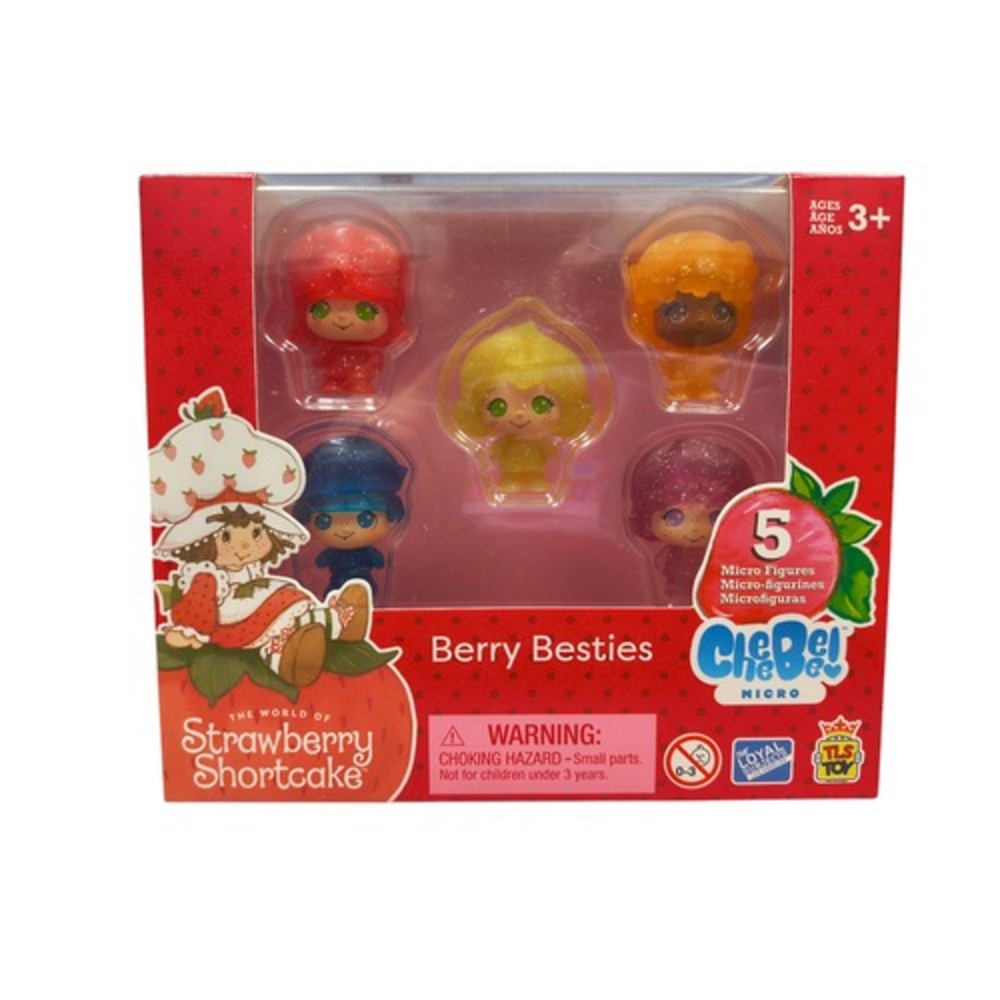 2024 The Loyal Subjects Strawberry Shortcake Berry Besties CheeBee Figure 5 Pack